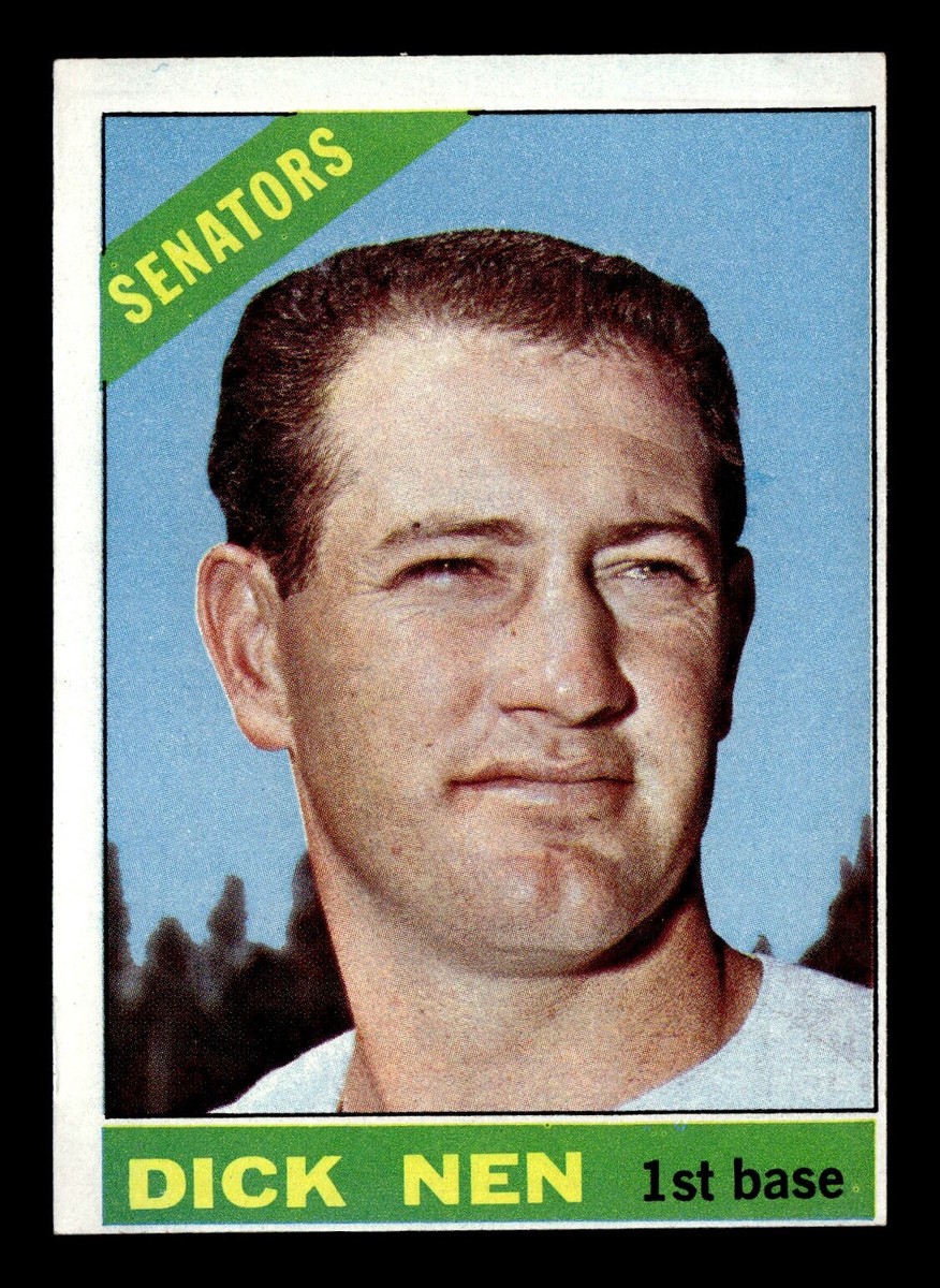 n‪‪❤︎‬s Dick Nen 1966 Topps #149 Washington Senators VG (ST) | eBay