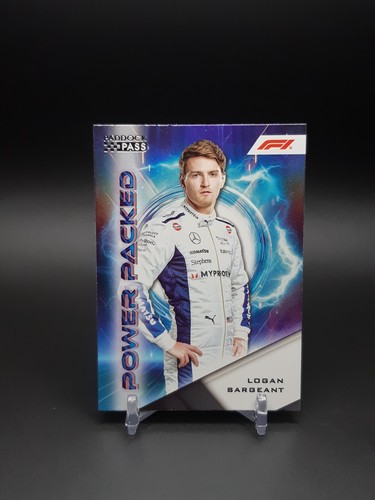 2024 Topps Paddock Pass Formula 1 Power Packed Logan Sargeant #PP-20 - Picture 1 of 2