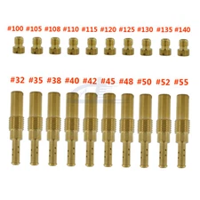 20 PCS Carburetor Main jet kit & Main Slow/Pilot Jet Set For Mikuni PWK PE OKO