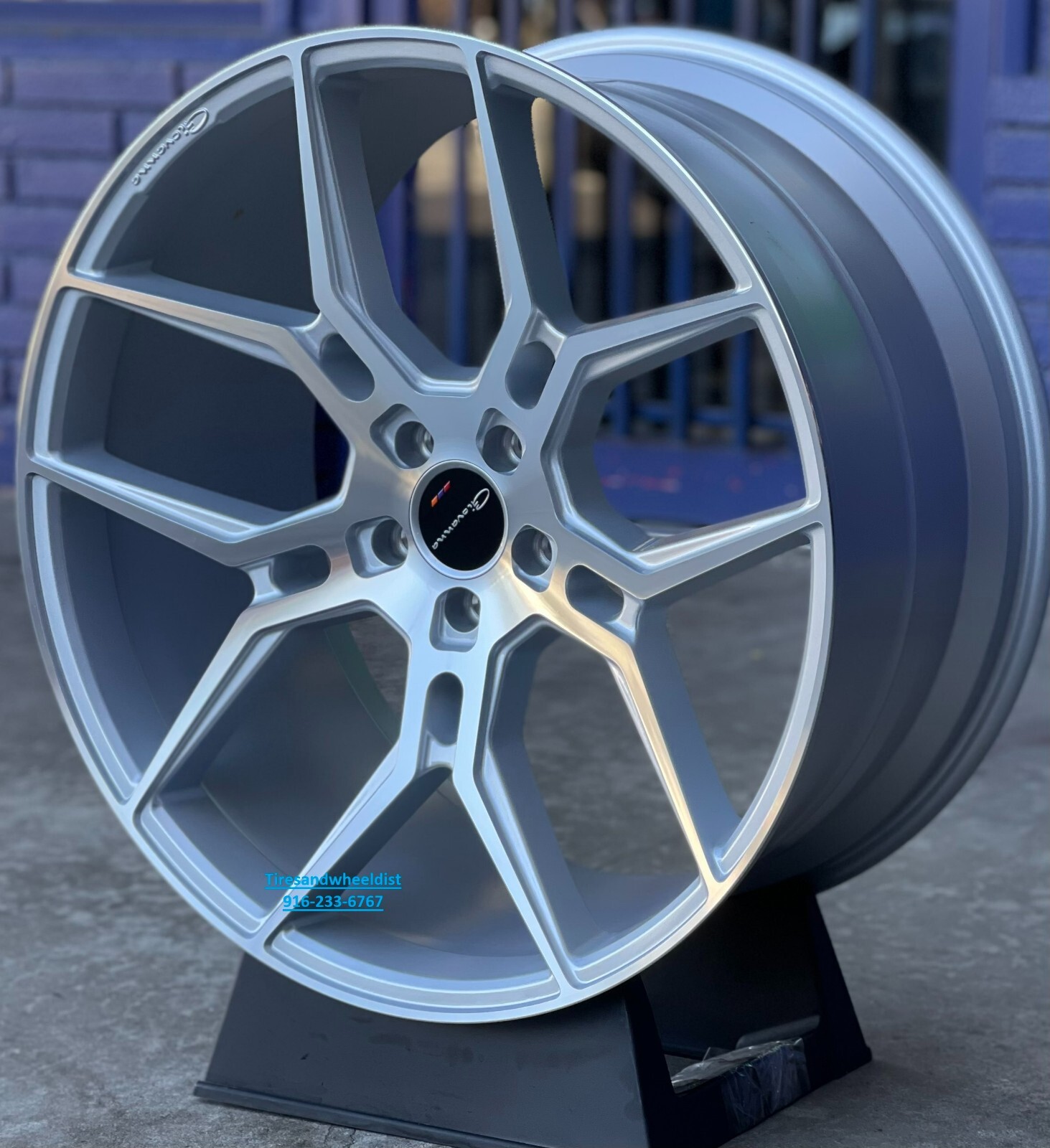 22'' inch Giovanna Haleb Mercedes S550 Bentley S63 Silver Machine GLC BMW X5 740