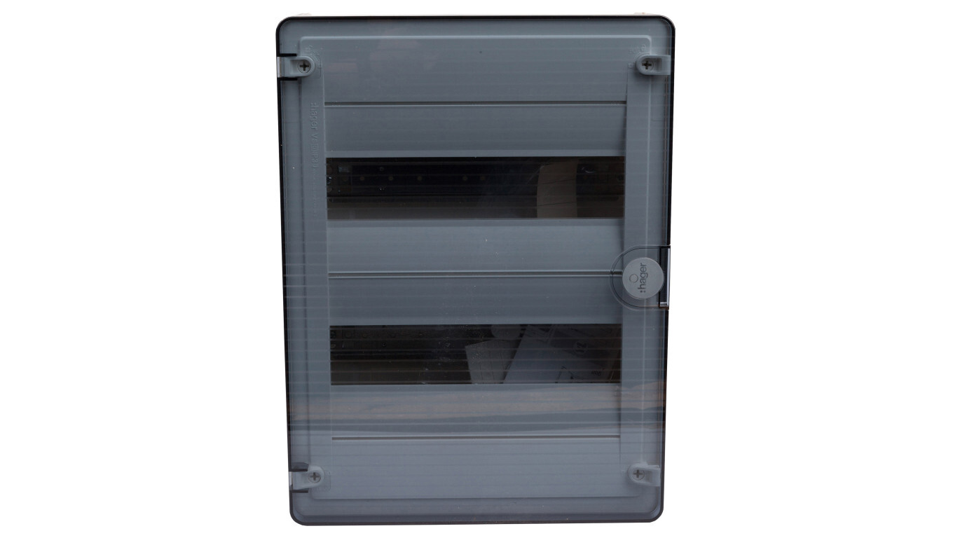 2x12 surface-mounted modular switchboard IP40 Golf (transparent door) VS2 /T2UK