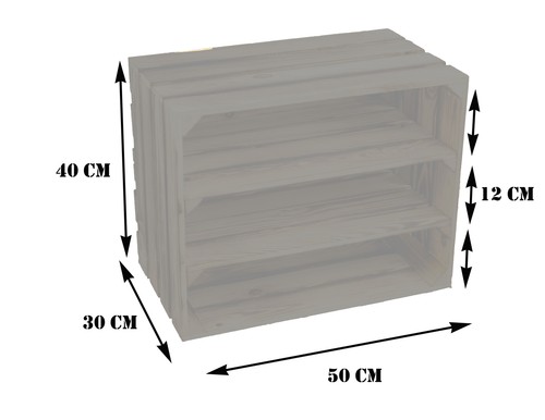 Caja de madera BLANCA "Johanna" doble llama LARGO zapatero Schuhrega - Imagen 7 de 16