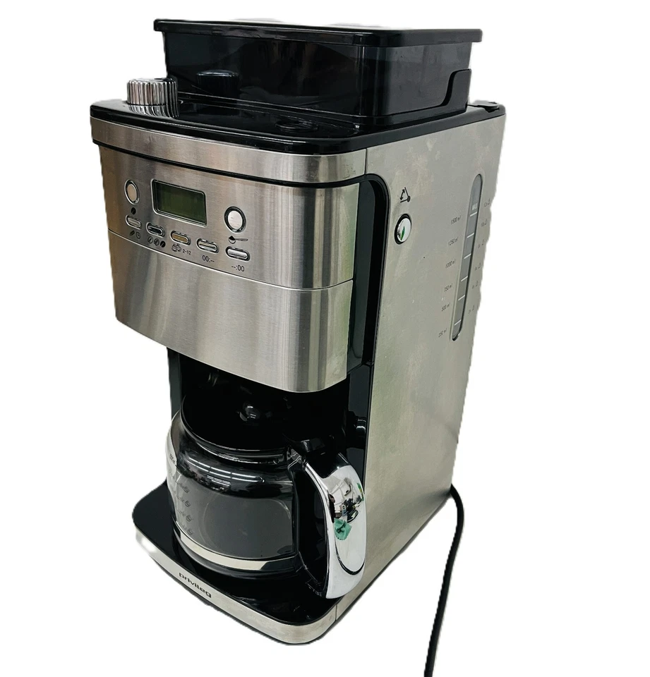 Privileg CM4266-A Kaffeemaschine Mahlwerk Filter-Kaffeeautomat Edelstahl 452633 - Bild 2 von 2