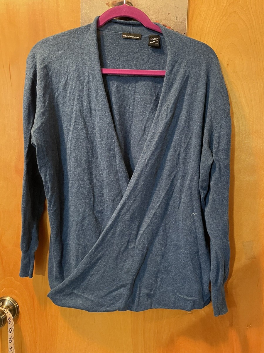 Victoria Secret moda international size M cotton Cashmere wrap