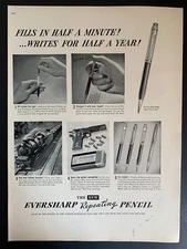 Vintage 1937 Eversharp Pencils Ad
