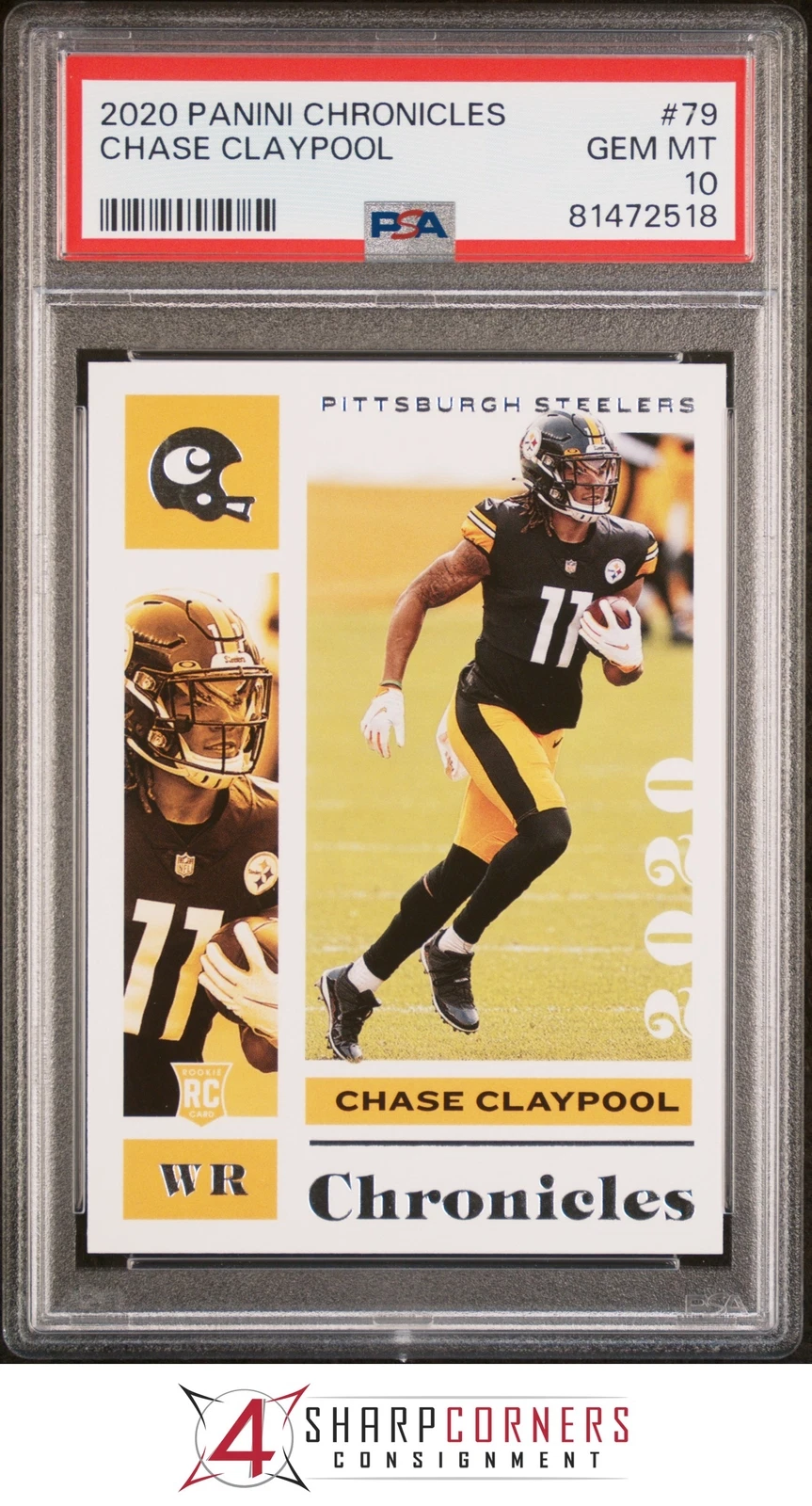Chase Claypool Panini Chronicles #79 Base