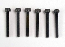 Traxxas 2557 - Screws, 3x30mm cap-head machine hex drive  6 NEW TRA2557 TRA1