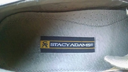 Stacy Adams 100% cuero zapatos de vestir, negros, 13 - Imagen 6 de 8