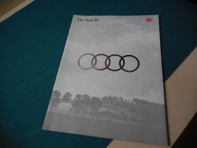 AUDI 80 Japanese Brochure E-8CABK E-8CNG E-8CAAH