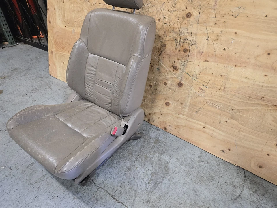 Toyota 4Runner Front Right Passenger side Seat Leather Tan 1996-2002 OEM V27 - Image 4 of 4