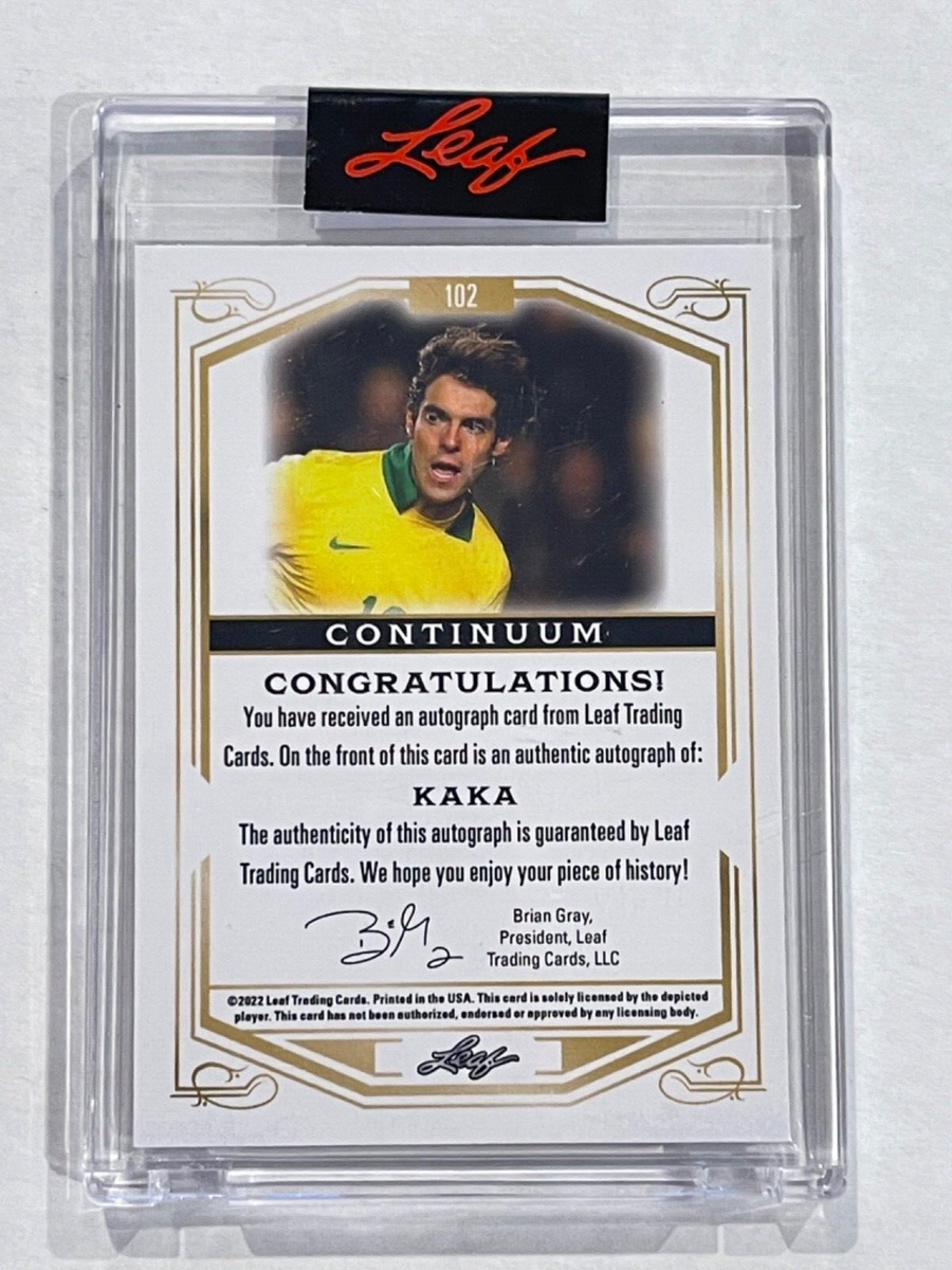 leaf continuum auto soccer KaKa brazalian legend 30/92 | eBay