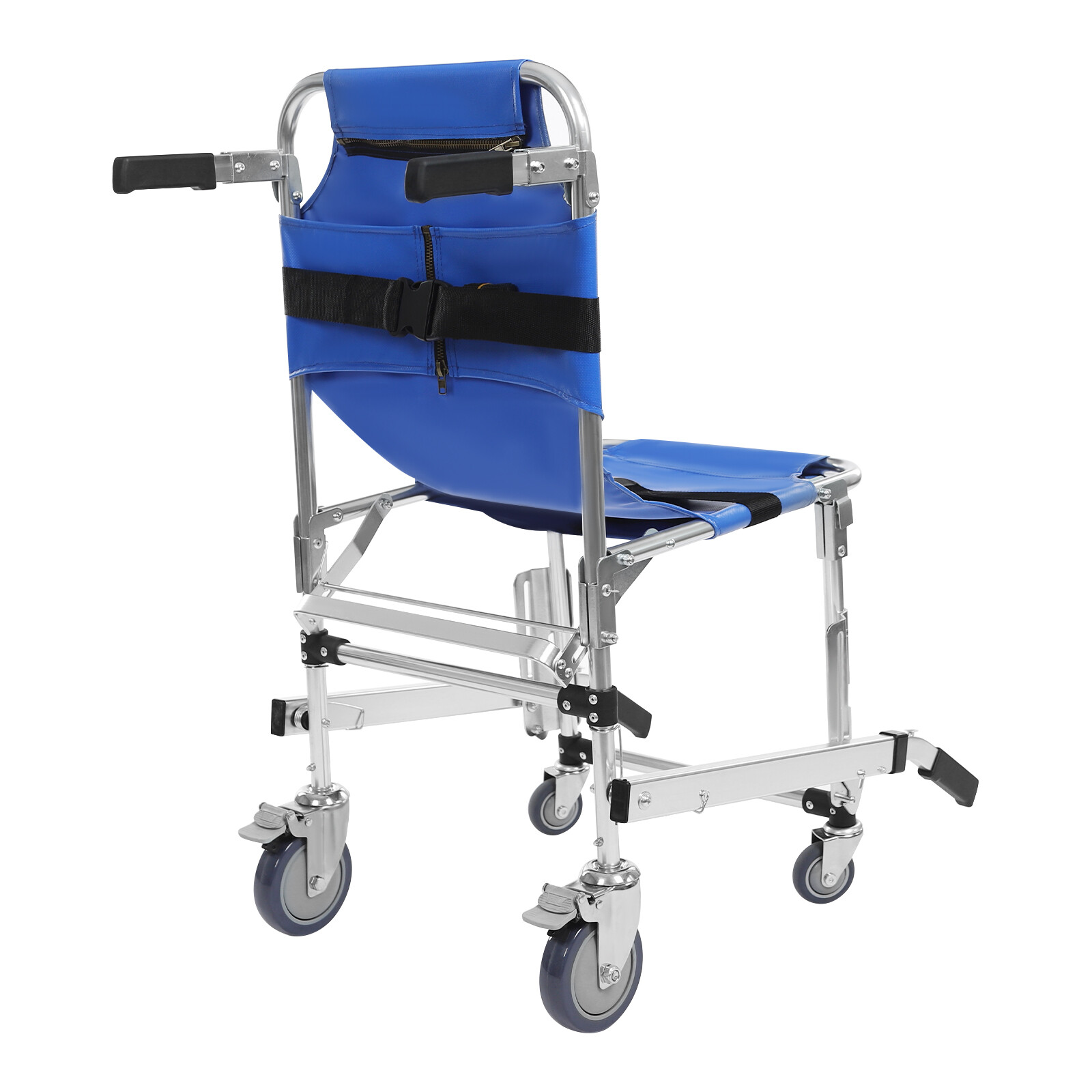 160kg Foldable Emergency Stair Chair Stair Climbing Transportation Wheelchair