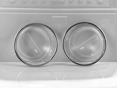 For Citroen Jumper Relay Polished aluminium Chrome heater surrounds rings 2 pcs - Picture 2 of 9