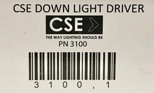CSE PN 3100 Model 3100 DOWN Light LED DRIVER 120 VAC DAMP & DRY Location Class 2