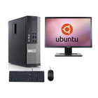 DELL/ HP Core i3 i5 Ubuntu Linux Desktop 8GB RAM 1TB HDD SSD TFT LCD PC ...