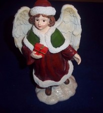 VINTAGE CHRISTMAS ANGLE 8" Tall  2