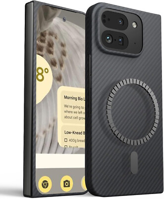 Original Design for Google Pixel 9 Pro Fold Magnetic Carbon Fiber