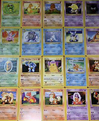 Pokmon Base Set Shadowless - Choose Your Card! 2000 Vintage WoTC - NM/LP |  eBay
