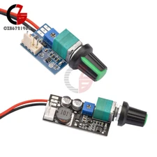DC12V PWM Fan Governor Speed Control With Knob 2-3/4Wire Switch Fan Regulation