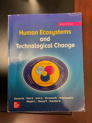 Human Ecosystems and Technological Changes - Ninth Edition - Stewart B., Ezell S | eBay