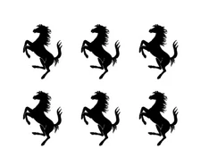 Ferrari Prancing Horse Vinyl Decals Car Body Window Mirror Stickers