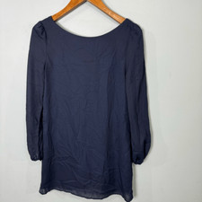 TOBI Women’s Mini Dress sz XS Navy Tunic Navy Blue # C175