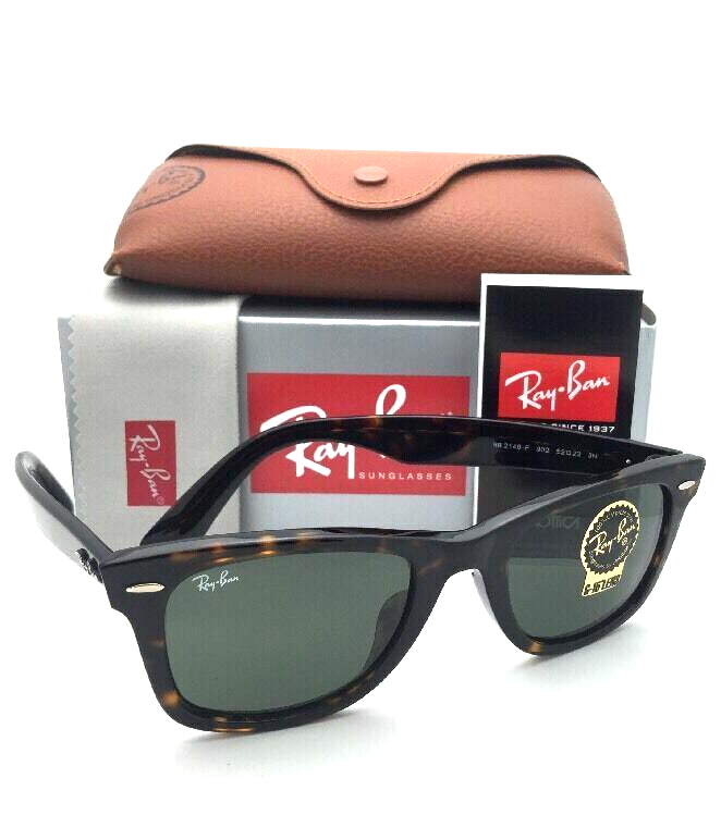 Ray-Ban RB2140F WAYFARER 902 52□22 New RAY-BAN WAYFARER Sunglasses RB 2140-F 902 52-22 Tortoise
