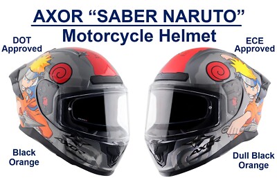 AXOR “ SABER NARUTO ” Full Face DOT & ECE Certified Motorcycle