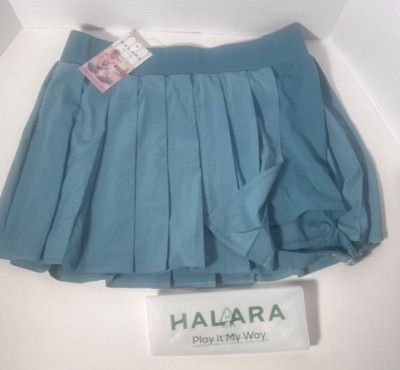 Halara High Waisted Pleated 2 in 1 Side Pocket Adjustable Buckle