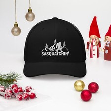 Sasquatchin Bigfoot Trucker Cap