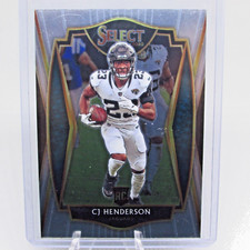 2020 Panini Select Football CJ Henderson #189 Premier Level Base Rookie RC