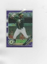 2019 Bowman chrome Jorge Mateo Purple Shimmer Refractor  !