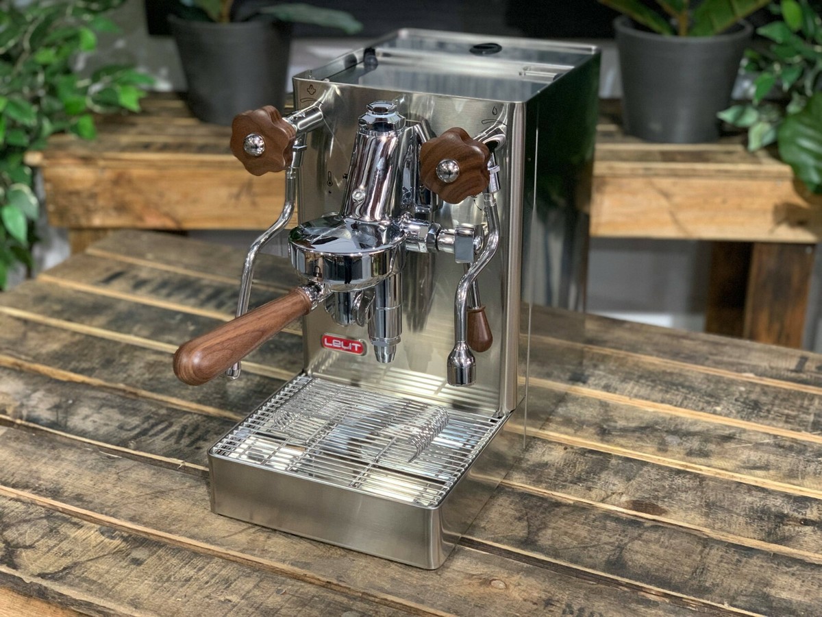 LELIT MARA X 1 GROUP BRAND NEW STAINLESS STEEL & TIMBER ESPRESSO