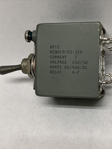 M39019/03-324 AIRPAX  CIRCUIT BREAKER Hydraulic Magnetic Circuit Breaker, 2 Pole - Picture 3 of 4