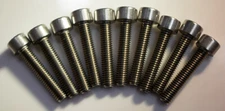 M6-1.0 x 25mm 18-8 Stainless Steel Allen Hex Socket Head Bolts (Qty 10)