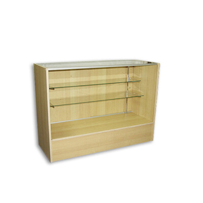 48''L x 18''D x 38''H Full View Display Showcase | MAPLE