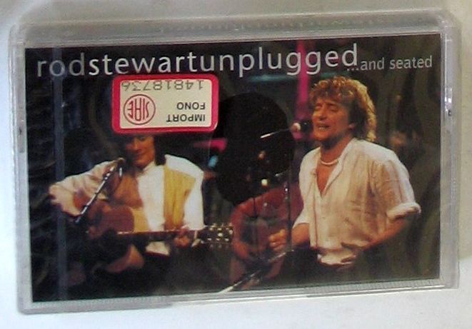 ROD STEWART - UNPLUGGED...and SEATED - Ron Wood - Cassette Tape MC K7 Sealed