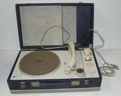 VINTAGE Ann.60 ANCIEN TOURNE-DISQUE CLAUDE FONCTIONNE A R%c3%89viser 125803990647