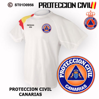 TECHNICAL T-SHIRTS: CIVIL PROTECTION AND EMERGENCIES CANARY ISLANDS
