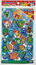 Pok mon Holo seal stickers No. 3 Japan Kawaii