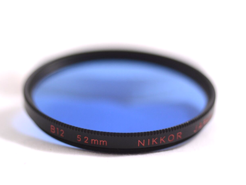 NIKON 52MM B12 DUNKELBLAU KAMERA OBJEKTIV FILTER (NEUWERTIG) - Bild 2 von 2