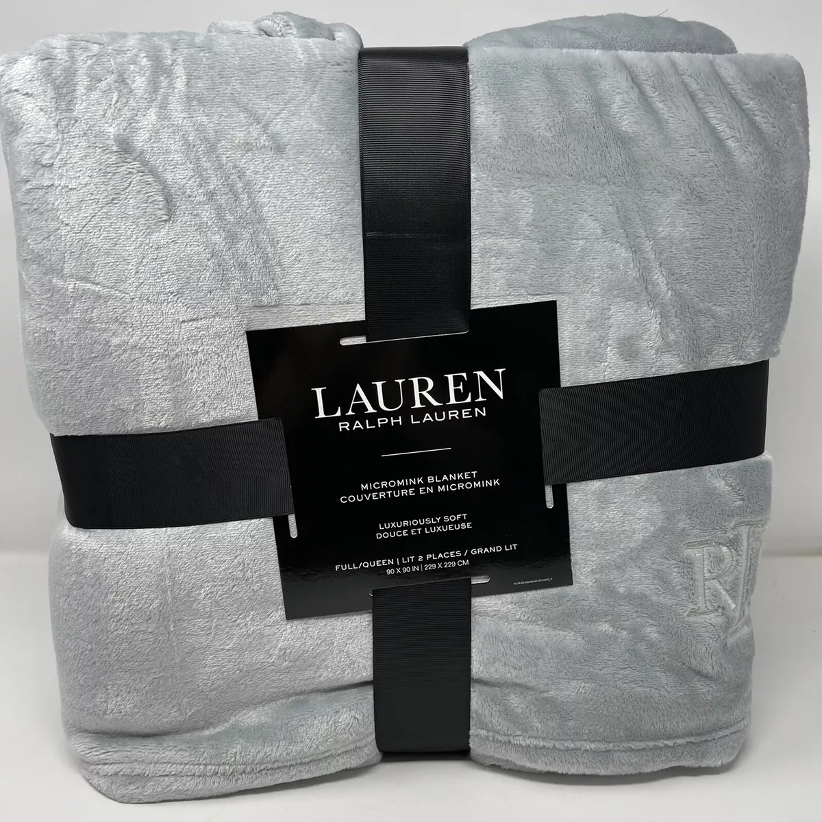 Lauren Ralph Lauren Micromink Plush FULL QUEEN 90