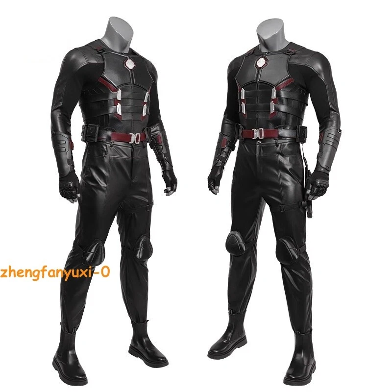 Conjunto completo de roupas fantasia cosplay Deadpool 3 lâminas colete masculino calças sapatos Halloween - Imagem 2 de 4