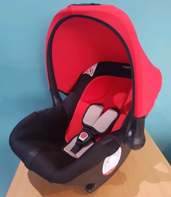 Nania Baby Ride Infant Carrier Group 0 Car Seat Cat 9m Eco Red Ebay