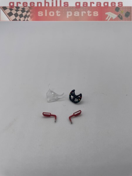 Greenhills Scalextric Ferrari F1 2006 C2752 Mirrors + Binacle + Steering Wheel W