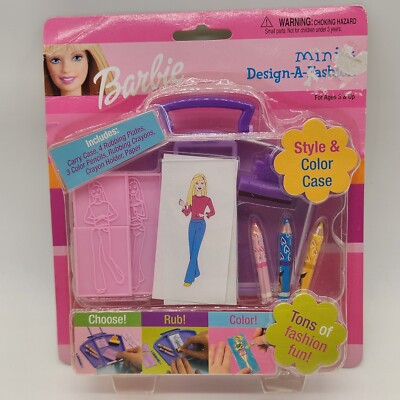 Barbie Mini Design Fashion Kit Mattel 2003 New Old Stock Sealed 