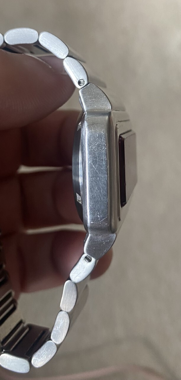 Stainless Steel OMEGA Constellation 1602 DOT MATRIX watch vintage LED ...