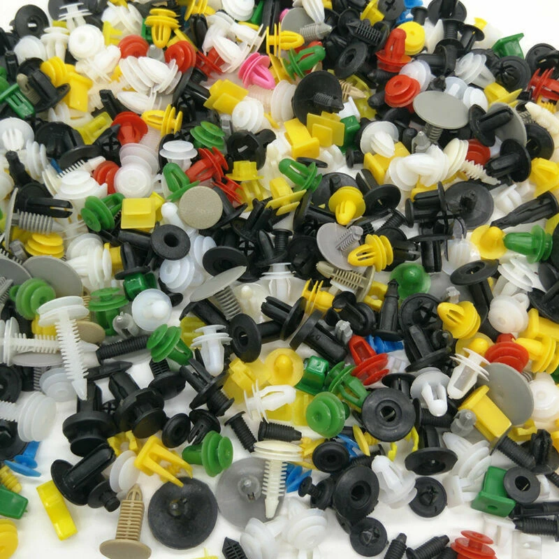 1000X Panel Puerta Coche Guardabarros Parachoques Remache Retenedor Pin Clips Mezclados Foto 2 de 4