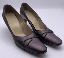 Vintage Brown Leather Johansen Pumps Heels Sz 10AAA Heels PLEASE READ