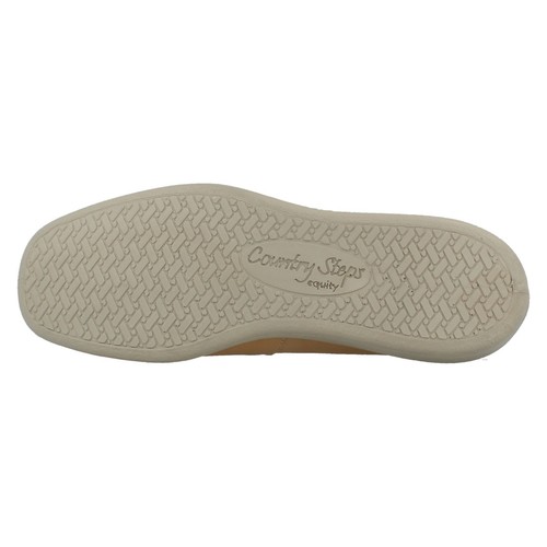 Ladies - JOLENE - Size 4 Beige Peep-Toe Leather Shoes by Country Steps Equity - Picture 10 of 12